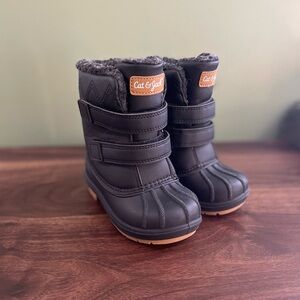Cat & Jack Black Kids Boots